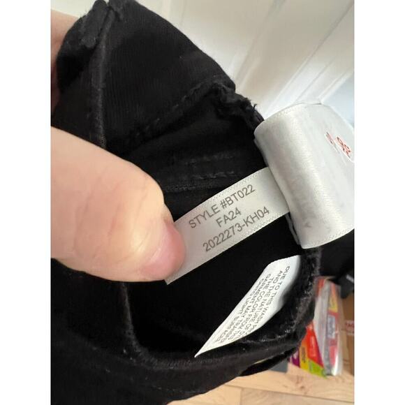 J.Crew Black Essential Straight Leg Jeans Women's 28 Flawed Dark Wash Denim - Picture 11 of 13